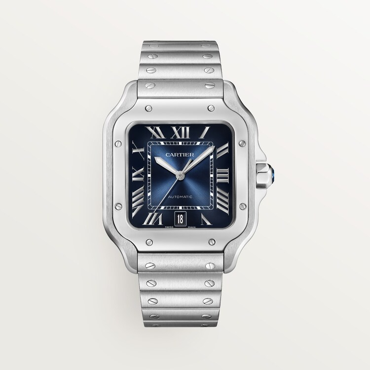Unworn Cartier Santos de Cartier, Stainless Steel, 39.8mm, Ref# WSSA0071