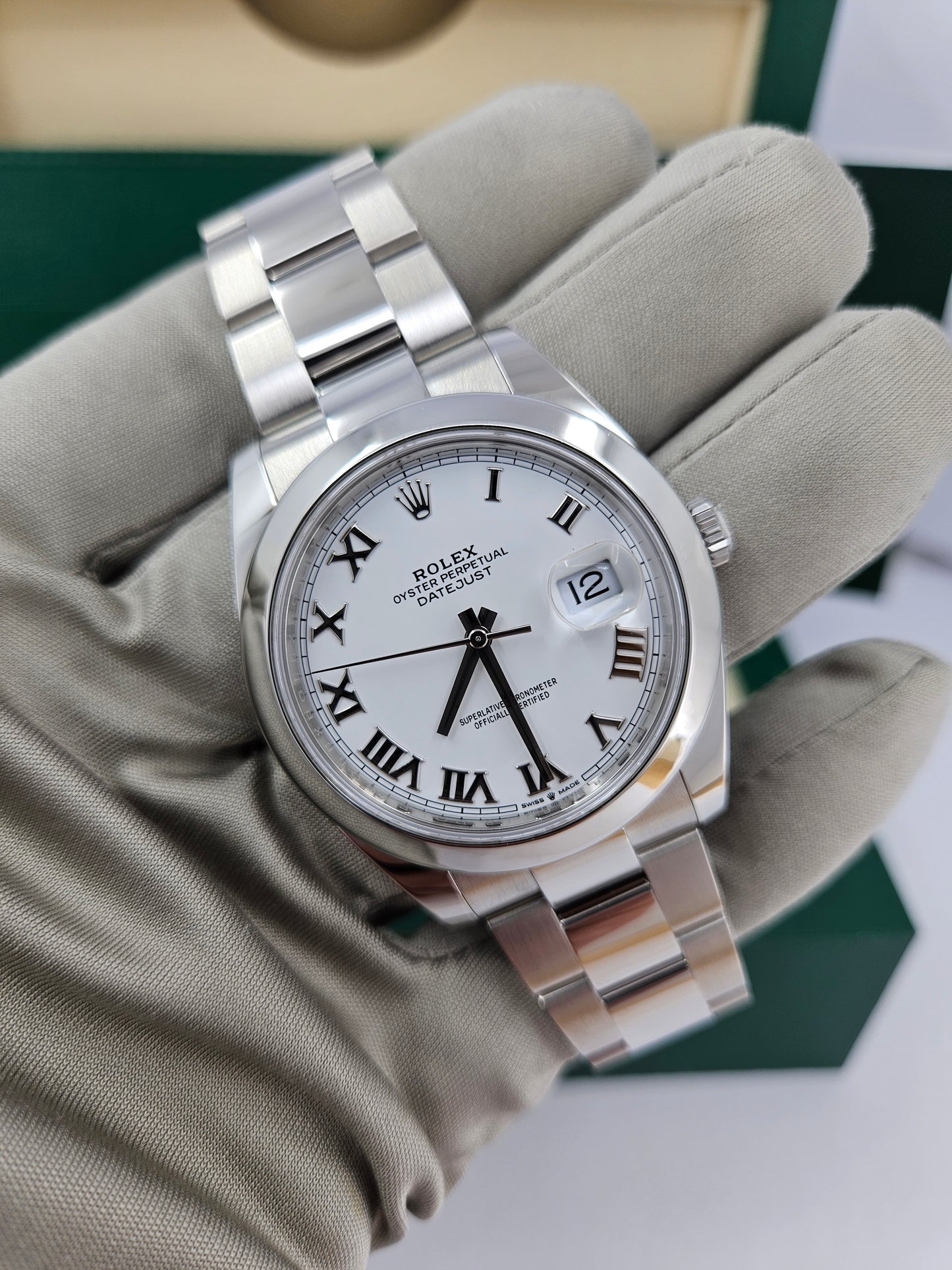 Pre-owned Rolex Datejust 41 Oystersteel Ref# 126300-0015