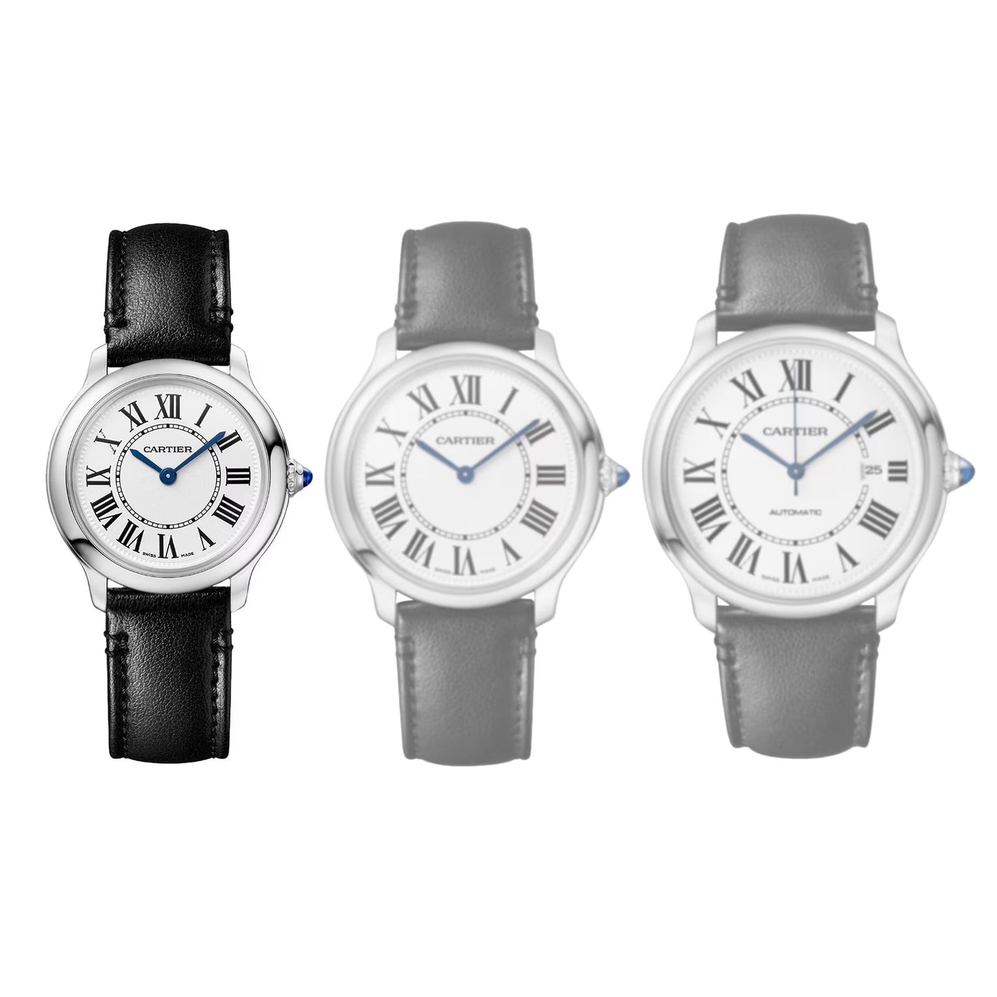 Unworn Cartier Ronde Must de Cartier, Stainless Steel, 29mm, Ref# WSRN0030, Watches