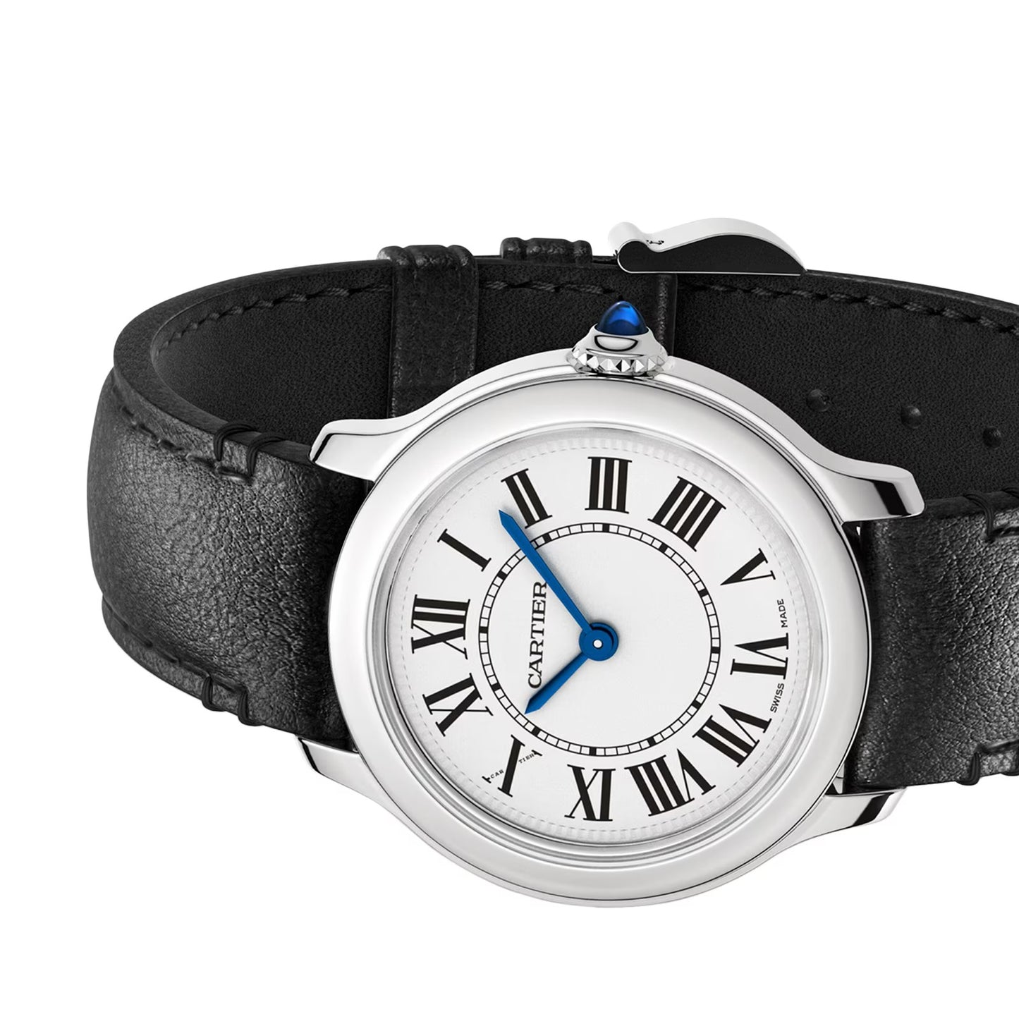 Unworn Cartier Ronde Must de Cartier, Stainless Steel, 29mm, Ref# WSRN0030, Main view, Front