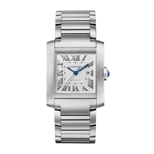 Unworn Cartier Tank Francaise de Cartier, Medium Stainless Steel, 32mm x 27mm, Ref# WSTA0074
