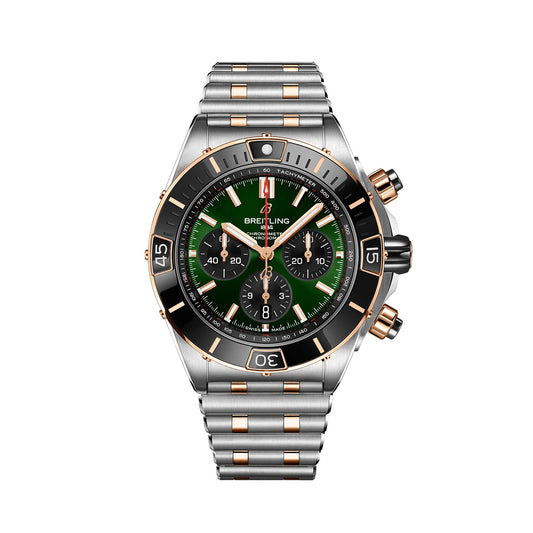 Unworn Breitling Super Chronomat B01 Ref# UB0136251L1U1, box and papers