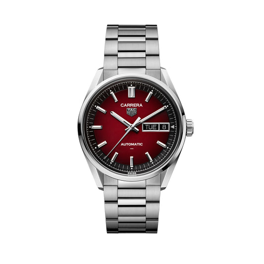 Unworn TAG Heuer Carrera Day-Date, 41mm, Ref# WDA2113.BA0043, box & papers