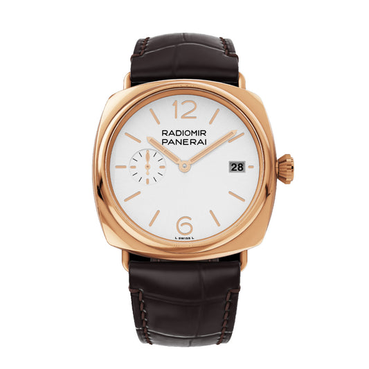 Unworn, Panerai Radiomir Quaranta Goldtech, Ref#PAM01026, box and papers