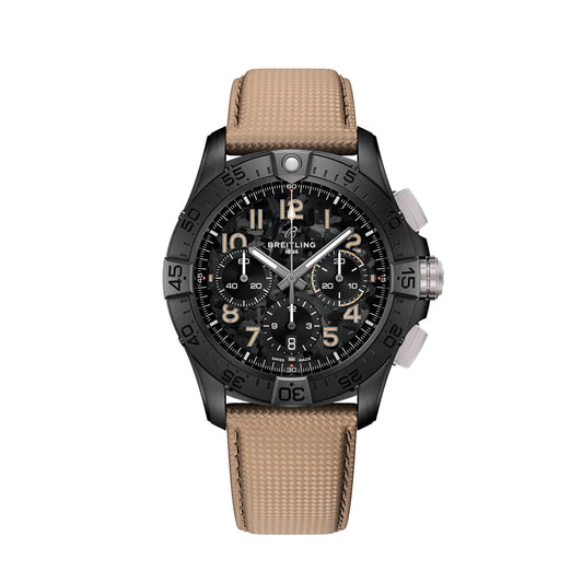 Unworn Breitling Avenger B01 Chronograph 42 Night Mission, SB0146101B1X1, box and papers