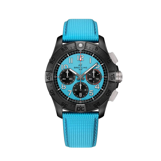 Unworn Breitling Avenger B01 Chronograph 42 Night Mission, SB0146101L1X1, box and papers