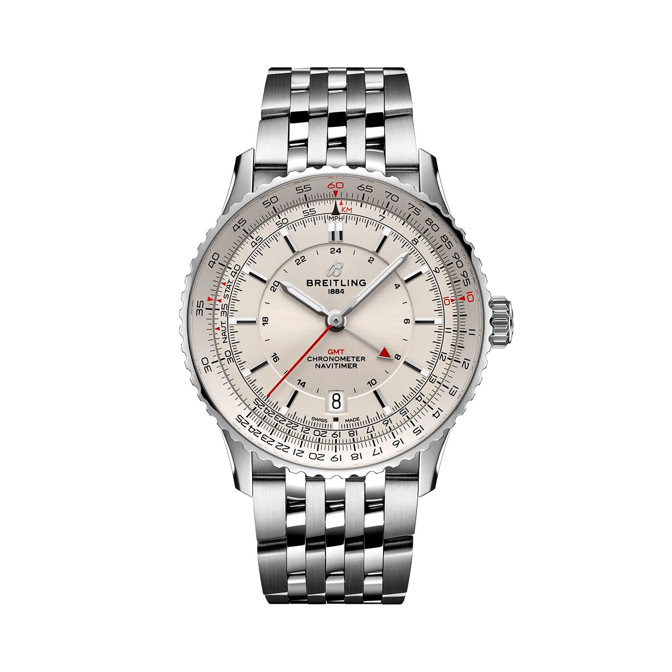 2025 Unworn, Breitling Navitimer Automatic GMT, A32310211G1A1, box and papers
