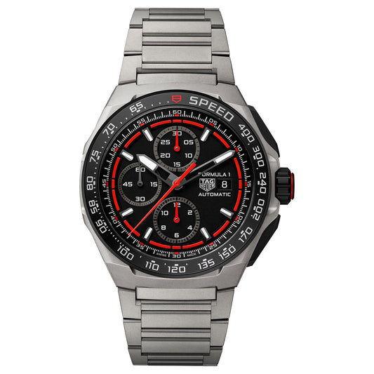 Unworn, TAG Heuer Formula 1 Chronograph, Ref# CBZ2082.BF0009, box and papers.