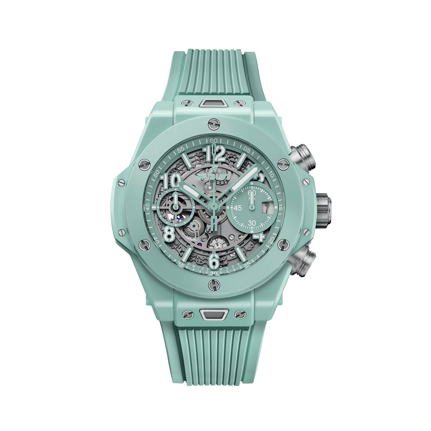 Hublot Big Bang Unico Mint Green Ceramic 42 441.GS.5221.RX Box