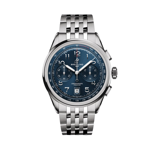 Breitling Premier B01 Chronograph Ref# AB0145171C1A1, box and papers