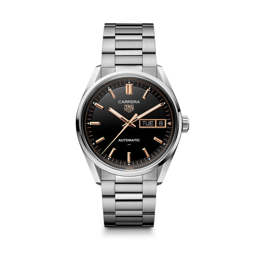 Unworn TAG Heuer Carrera Day-Date, 41mm, Ref# WDA2111.BA0043, box & papers