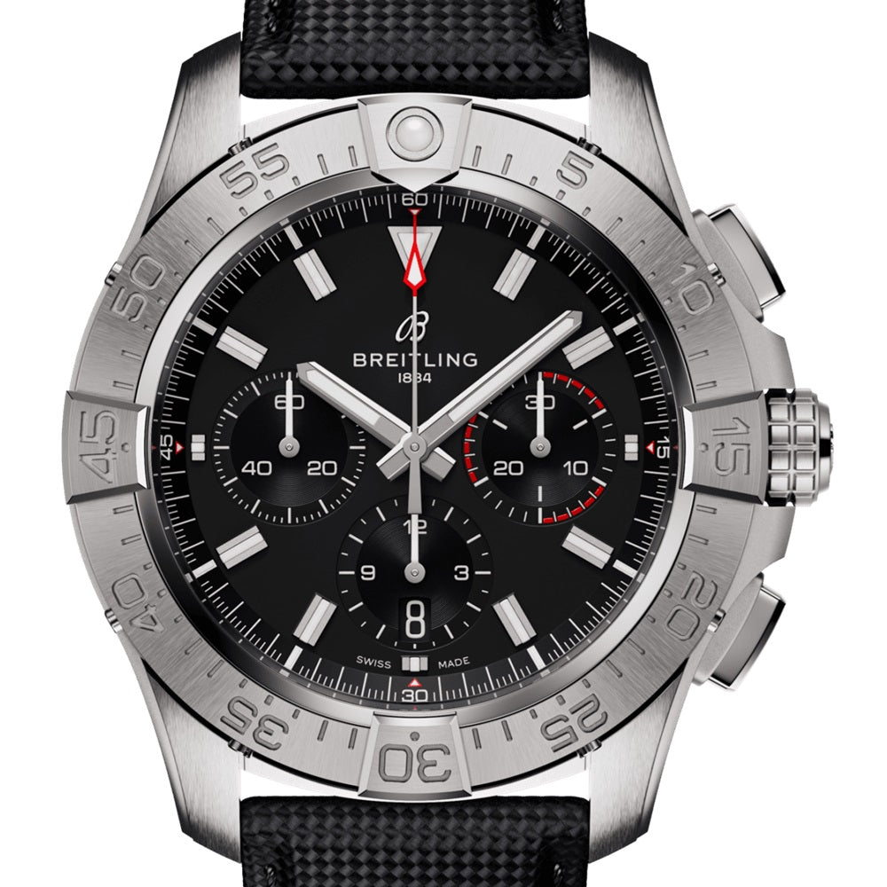 Unworn Breitling Avenger B01 Chronograph 44 Ref# AB0147101B1X1, box and papers
