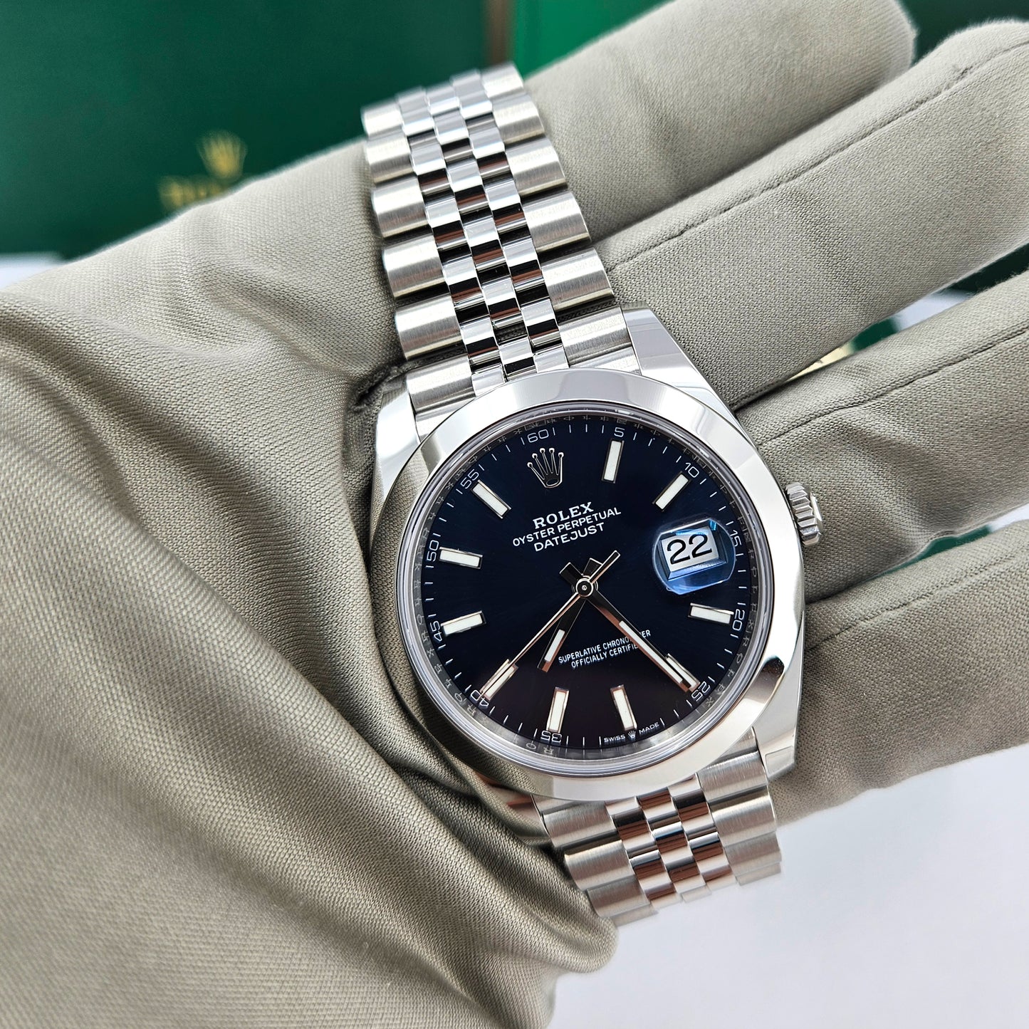 Pre-owned Rolex Datejust 41, Oystersteel, 41mm, Jubilee, Ref# 126300-0002