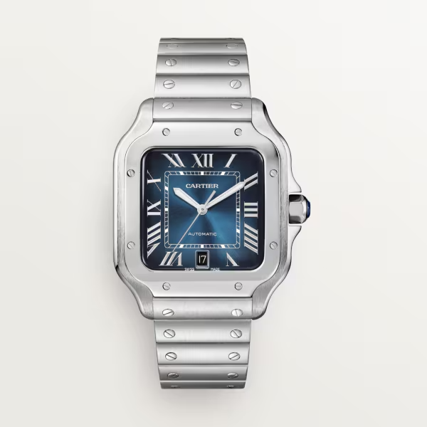 Unworn Cartier Santos de Cartier, Stainless Steel, 39.8mm, Ref# WSSA0030