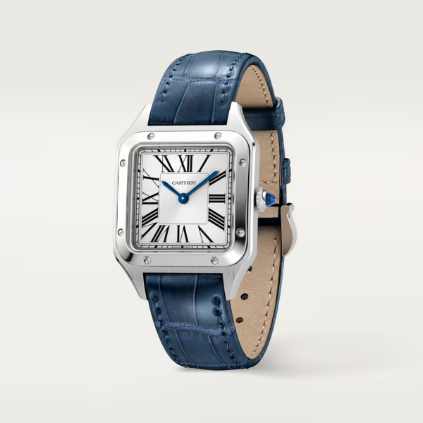 Unworn Cartier Santos-Dumont de Cartier, Stainless Steel, 38mm x 27.5mm, Ref# WSSA0023, Main view