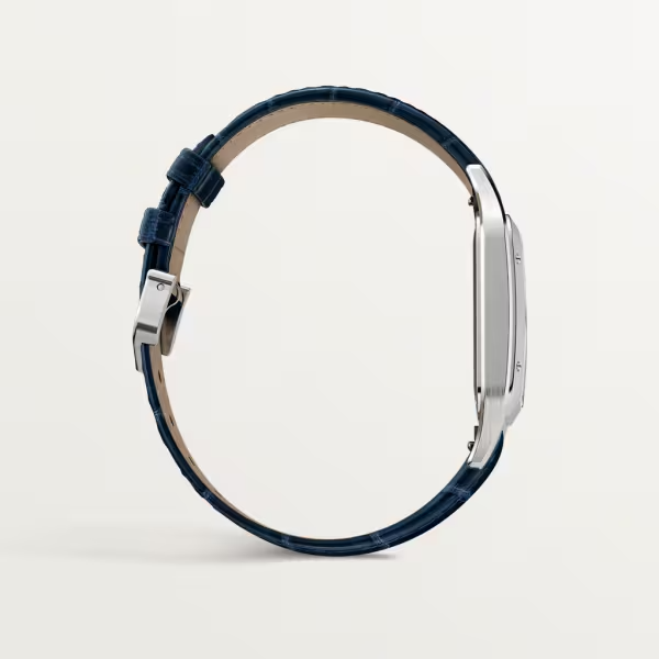 Unworn Cartier Santos Dumont de Cartier, Stainless Steel, 43.5mm x 31.4mm, Ref# WSSA0022, Left