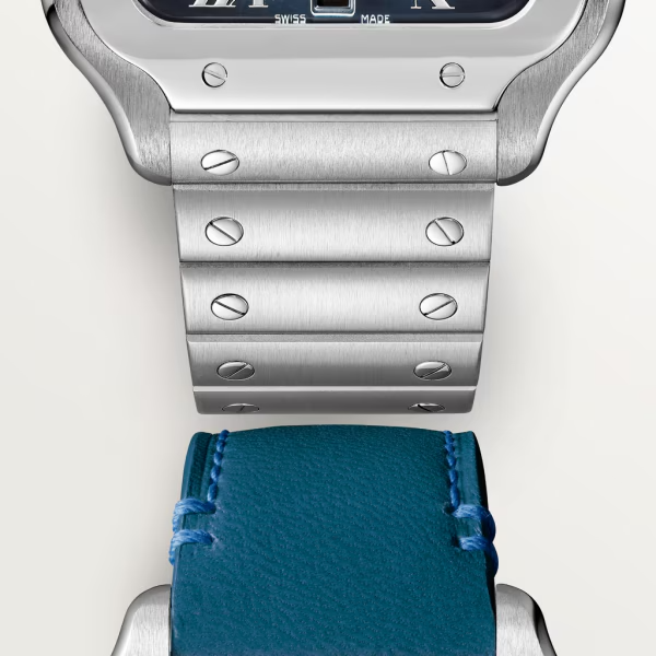 Unworn Cartier Santos de Cartier, Stainless Steel, 39.8mm, Ref# WSSA0030, Bracelet and strap