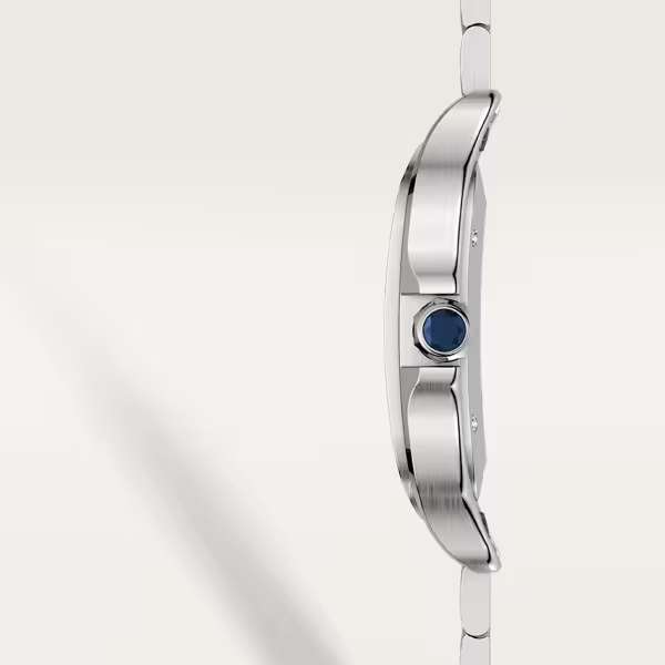Unworn Cartier Santos de Cartier, Stainless Steel, 39.8mm, Ref# WSSA0030, Clasp