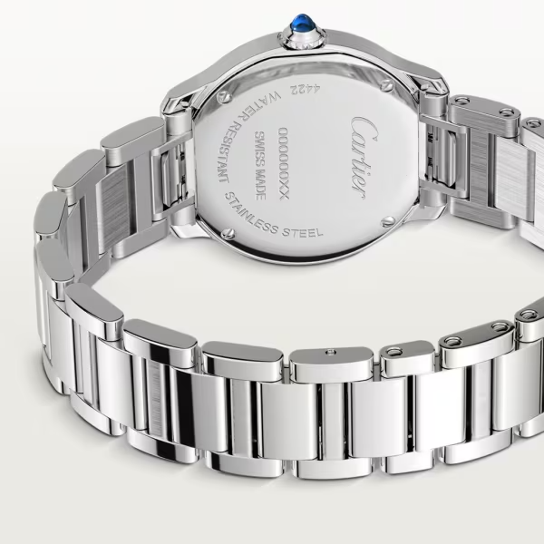 Unworn Cartier Ronde Must de Cartier, Stainless Steel, 29mm, Ref# WSRN0033, Main view, back