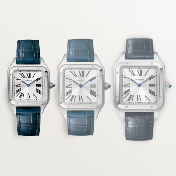 Unworn Cartier Santos-Dumont de Cartier, Stainless Steel, 38mm x 27.5mm, Ref# WSSA0023, Warches