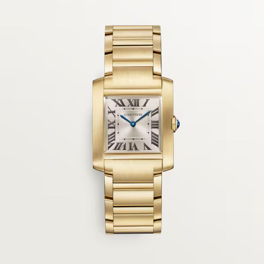 Unworn Cartier Tank Francaise, 18k Yellow Gold, 32mm x 27mm, Ref# WGTA0113