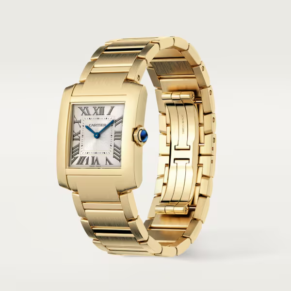 Unworn Cartier Tank Francaise, 18k Yellow Gold, 32mm x 27mm, Ref# WGTA0113, Main view
