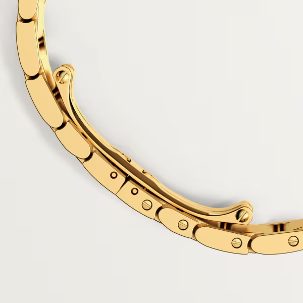Unworn Cartier Tank Francaise, 18k Yellow Gold, 32mm x 27mm, Ref# WGTA0113, Clasp