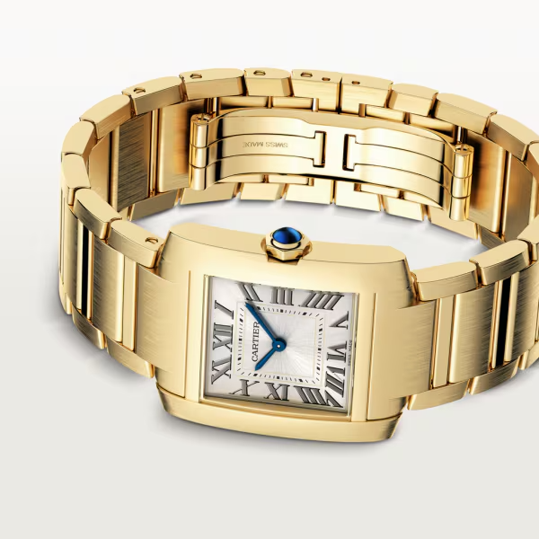 Unworn Cartier Tank Francaise, 18k Yellow Gold, 32mm x 27mm, Ref# WGTA0113, Main view Front