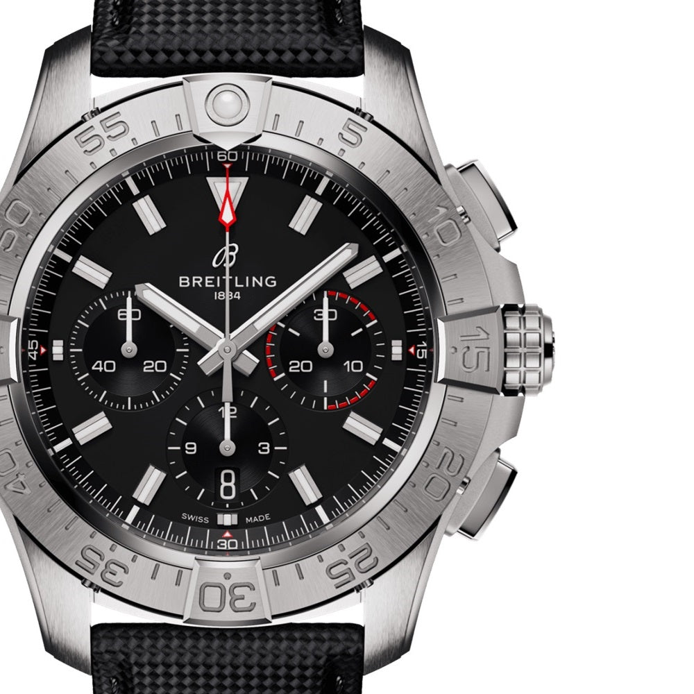 Unworn Breitling Avenger B01 Chronograph 44 Ref# AB0147101B1X1, box and papers