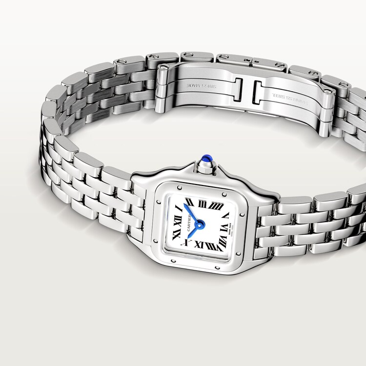 Unworn Cartier Panthère de Cartier Mini, Stainless Steel, 18.5mm x 25.1mm, Ref# WSPN0012, Main view, front