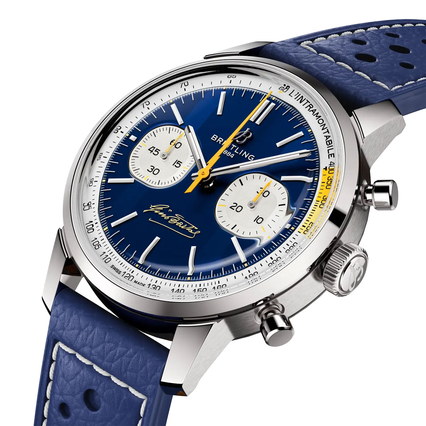 Unworn Breitling Top Time B01 Gino Bartali41, AB01767A1C1X1, box and papers