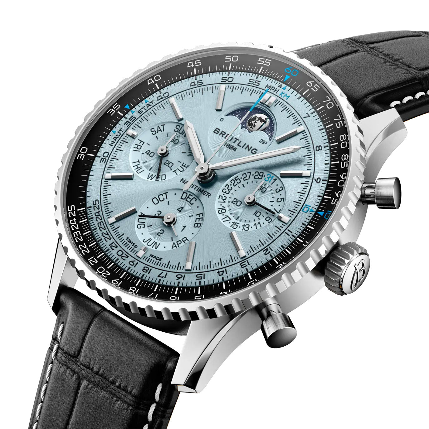 Unworn Breitling Navitimer B19 Chronograph 43 Perpetual Calendar, PB1920251C1P1, box and papers
