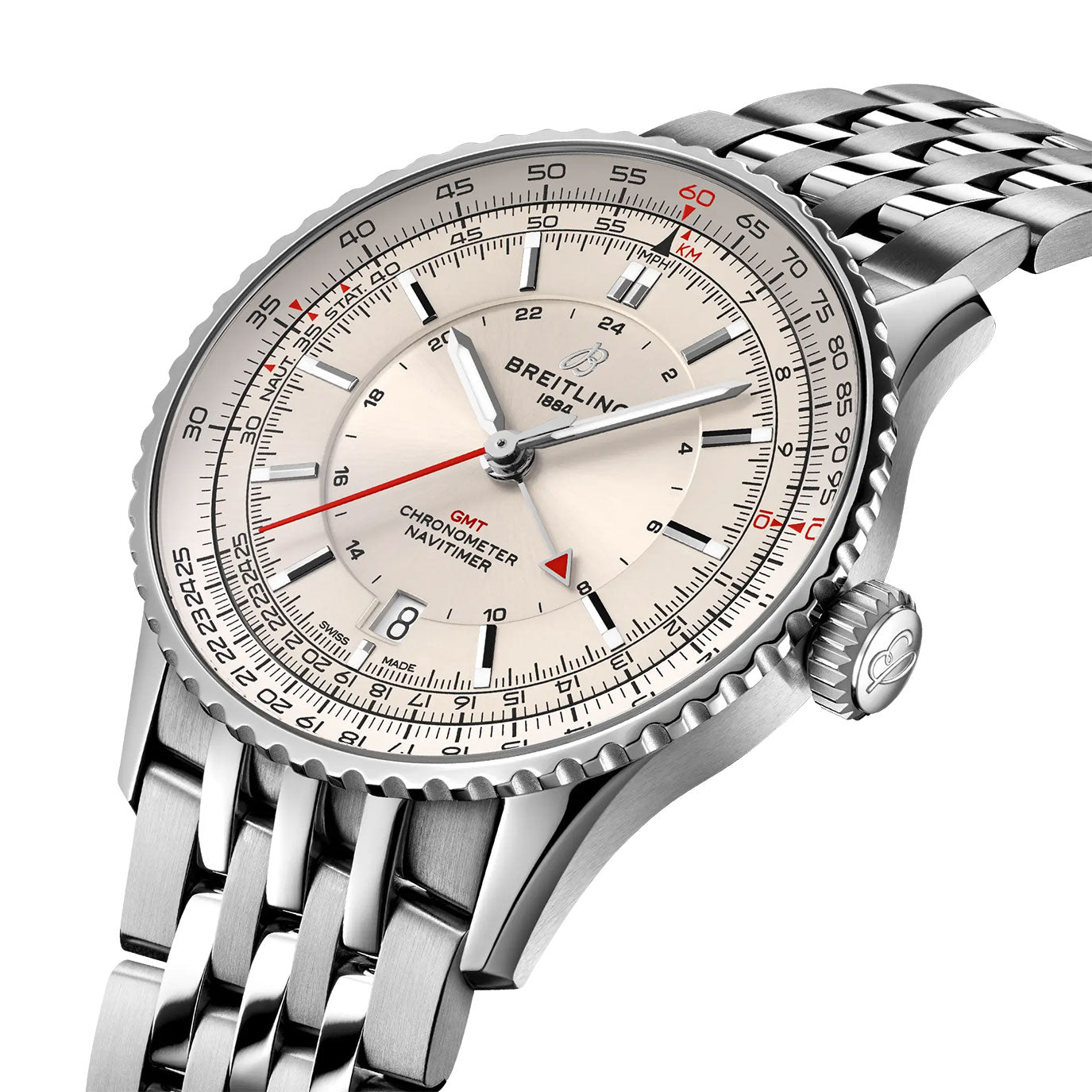 2025 Unworn, Breitling Navitimer Automatic GMT, A32310211G1A1, box and papers