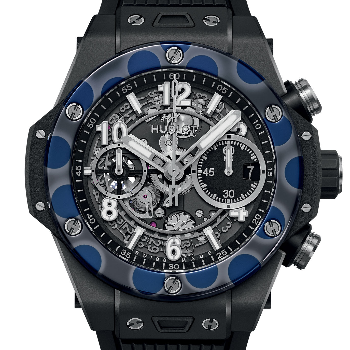 Unworn Hublot Big Bang Unico Magic Ceramic 42, 441.CIB.1171.RX, box and papers