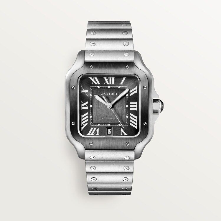 Unworn Cartier Santos de Cartier, Stainless Steel, 39.8mm, Ref# WSSA0037