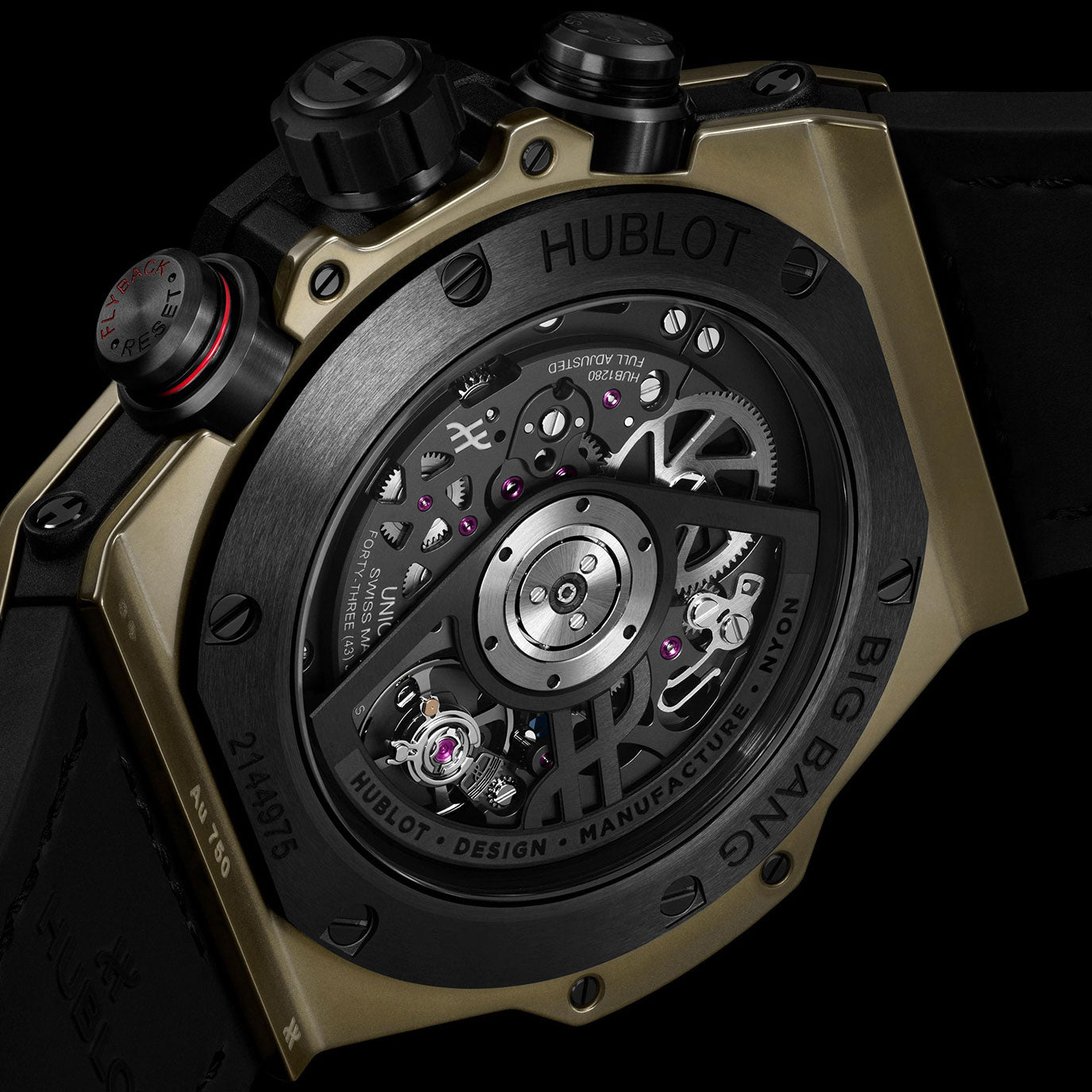Unworn, Hublot Big Bang Reloaded Magic Gold, Ref# 421.MX.1133.NR.RLD, box and papers.