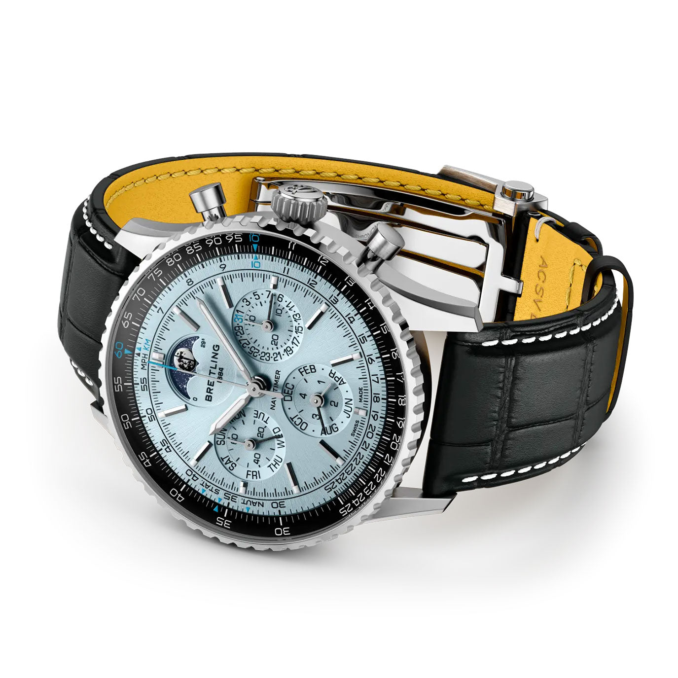Unworn Breitling Navitimer B19 Chronograph 43 Perpetual Calendar, PB1920251C1P1, box and papers
