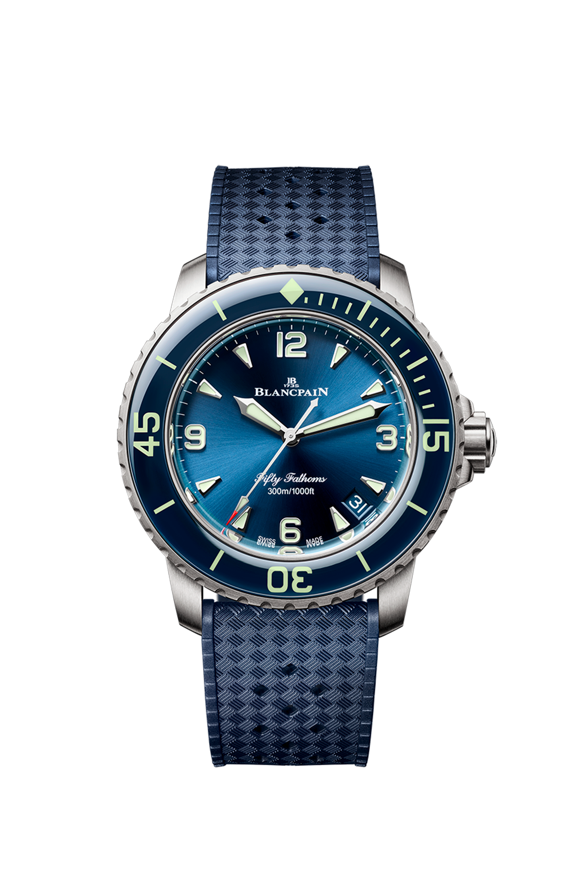 Unworn Blancpain Fifty Fathoms Automatique, Titanium, 42.3mm, Ref# 5010-12B40-O64A