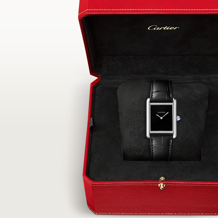 Unworn Cartier Tank Must de Cartier, Stainless Steel, 32mm x 27mm, Ref# WSSA0072, Watch in box