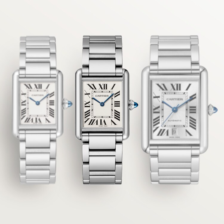 Unworn Cartier Tank Must de Cartier, Large Stainless Steel, 33.7mm x 25.5mm, Ref# WSTA0052, Watches