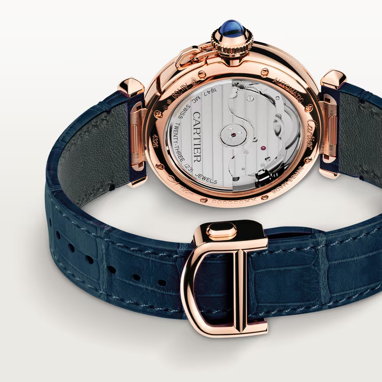 Unworn Cartier Pasha de Cartier, 18k Rose Gold with Diamond-set, 35mm, Ref# WJPA0012, Main view, Back