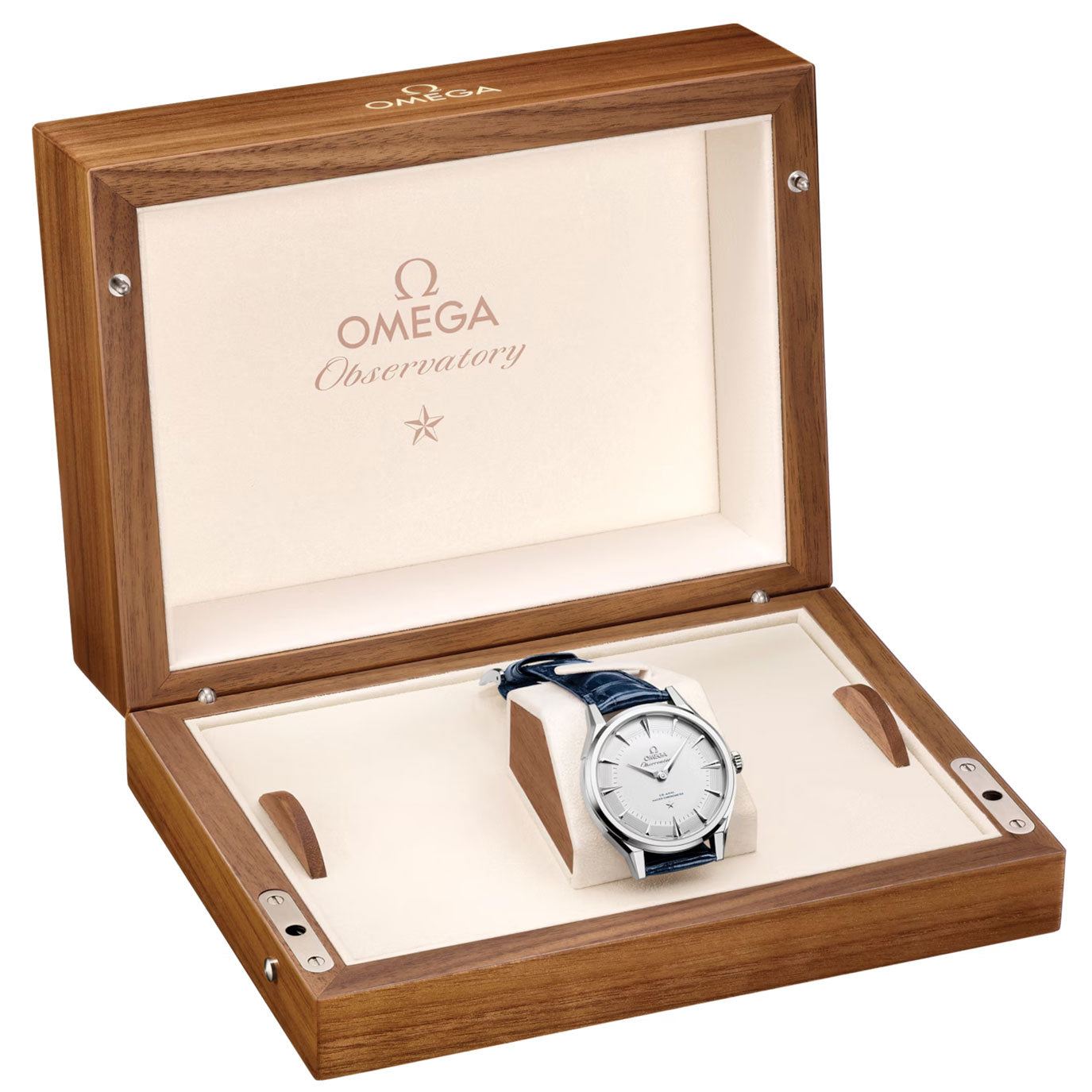 Unworn, Omega Constellation Observatory, Ref# 140.53.39.21.99.004, box and papers.