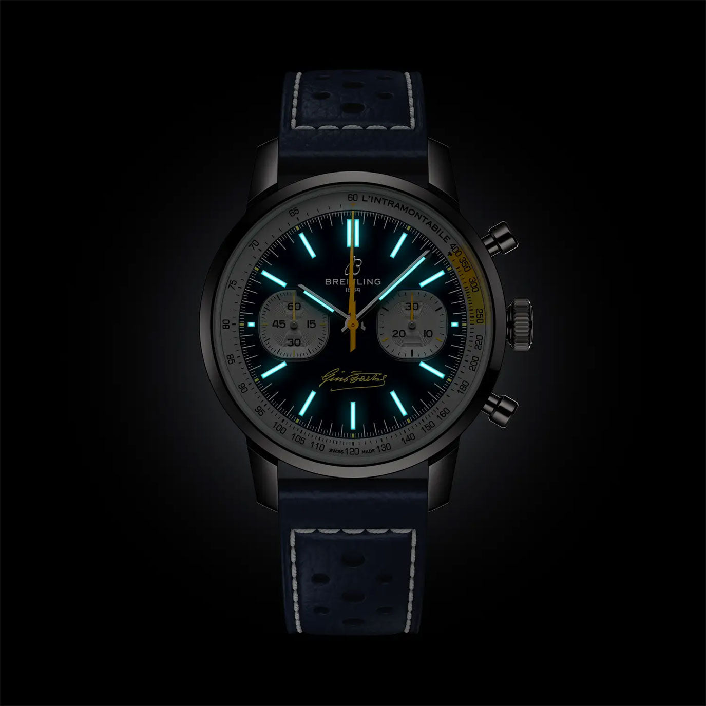 Unworn Breitling Top Time B01 Gino Bartali41, AB01767A1C1X1, box and papers