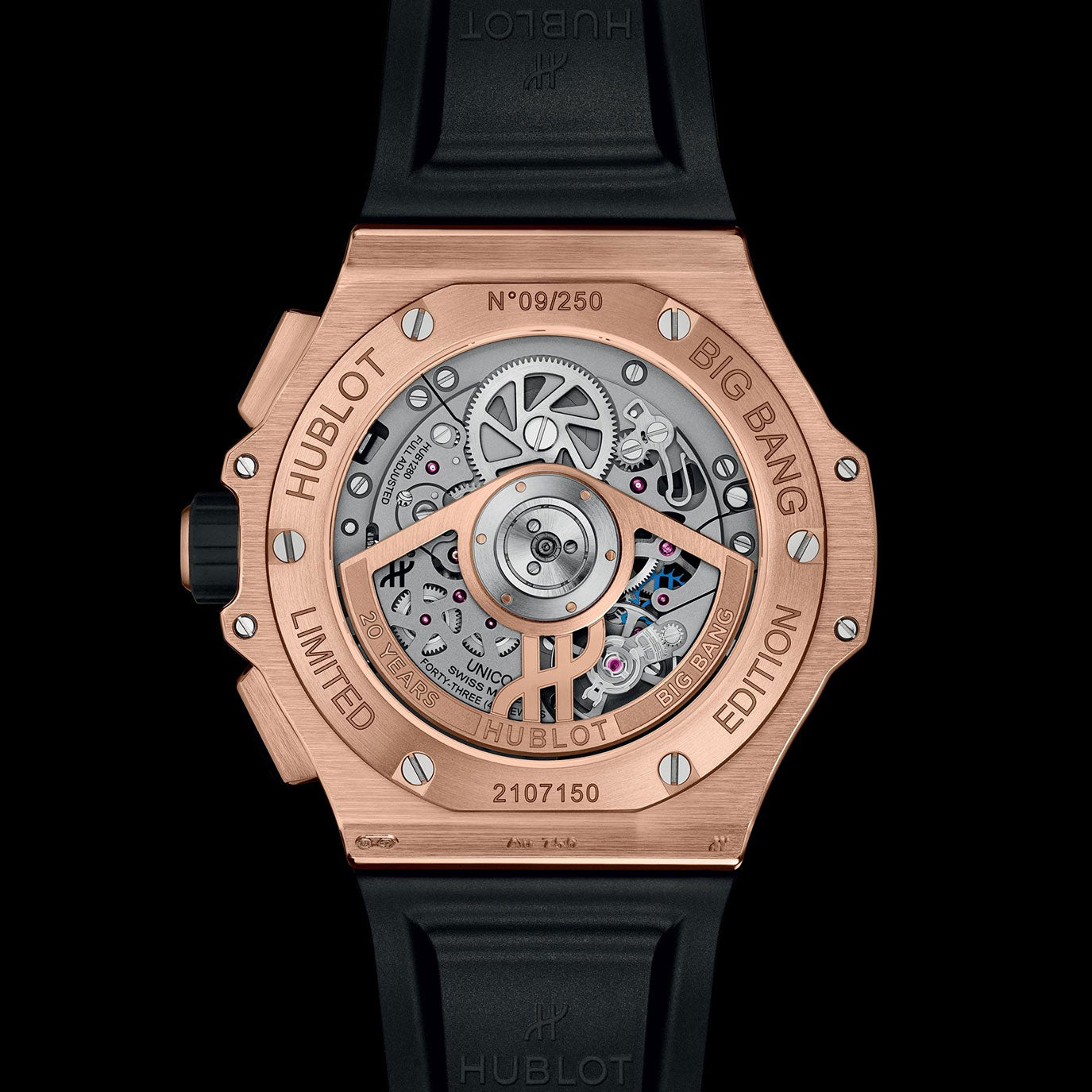 Unworn Hublot Big Bang 20th Anniversary King Gold Ceramic 43, 431.OM.1338.RX, box and papers