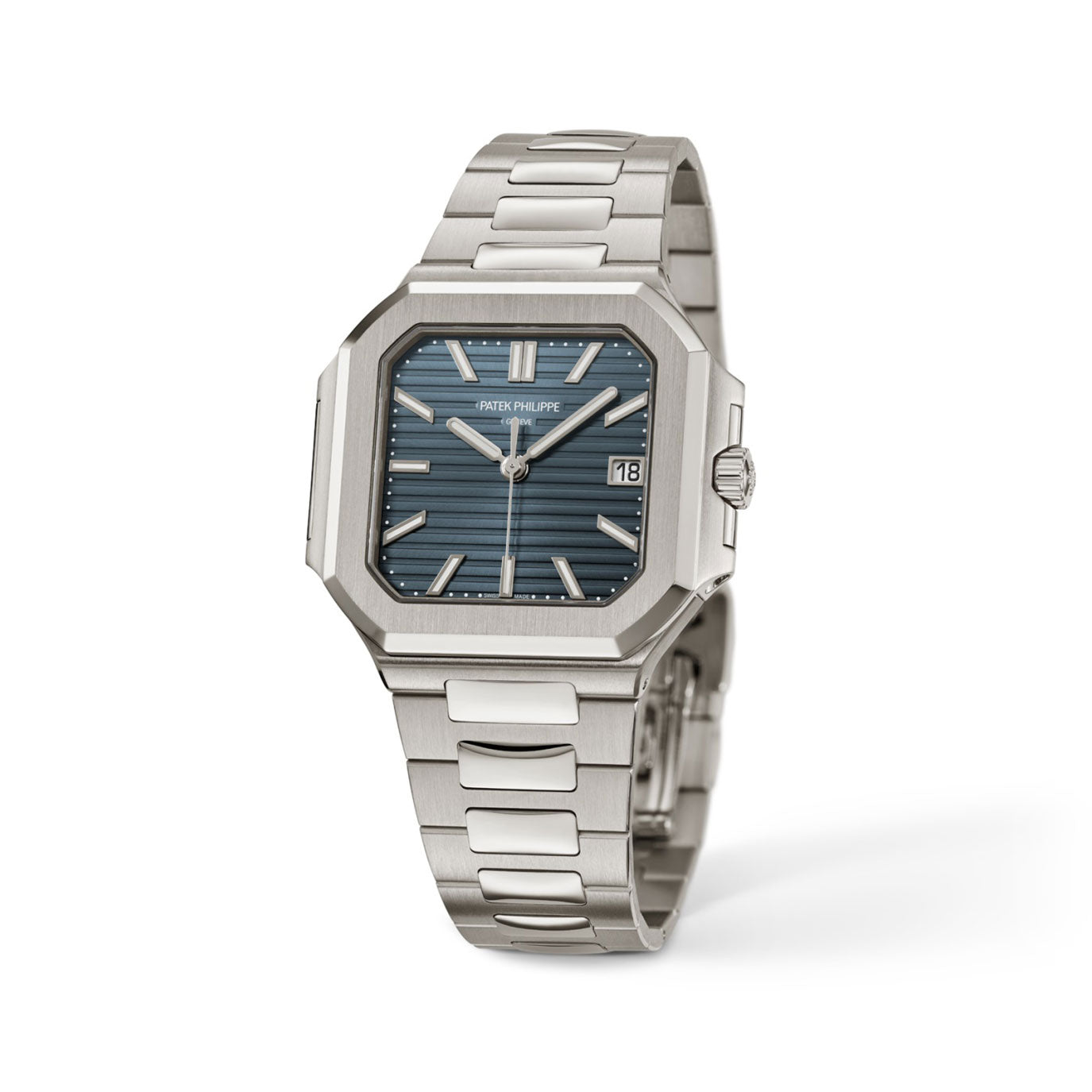 Unworn Patek Philippe Cubitus, 7128-1G-001, box and papers