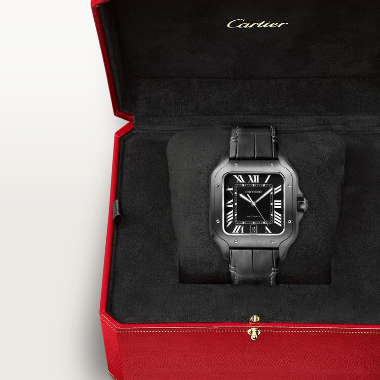 Unworn Cartier Santos de Cartier, Stainless Steel, 39.8mm, Ref# WSSA0039, Watch in box