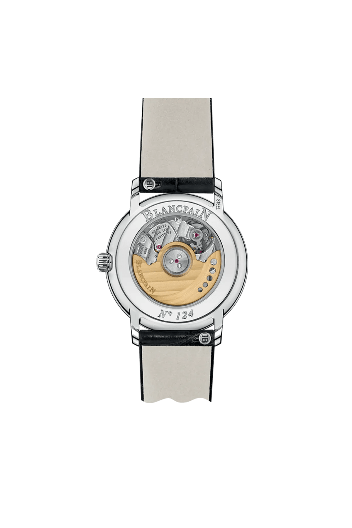 Unworn Blancpain Villeret Ultraplate, Stainless Steel, 29.2mm, Ref# 6104-1127-55A, Back