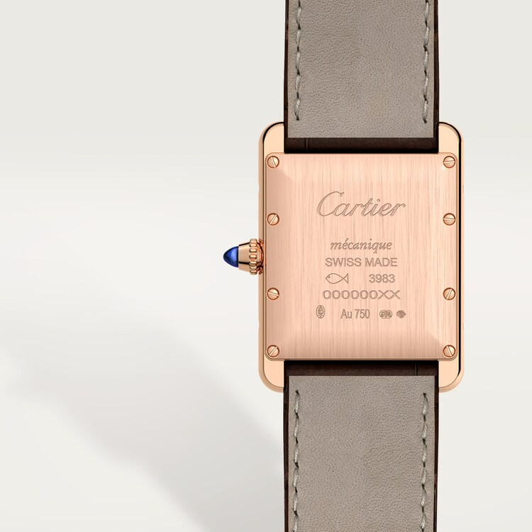 Unworn, Cartier Tank Louis Cartier, 18k Rose Gold, 33.7mm x 25.5mm, Ref# WGTA0011, back