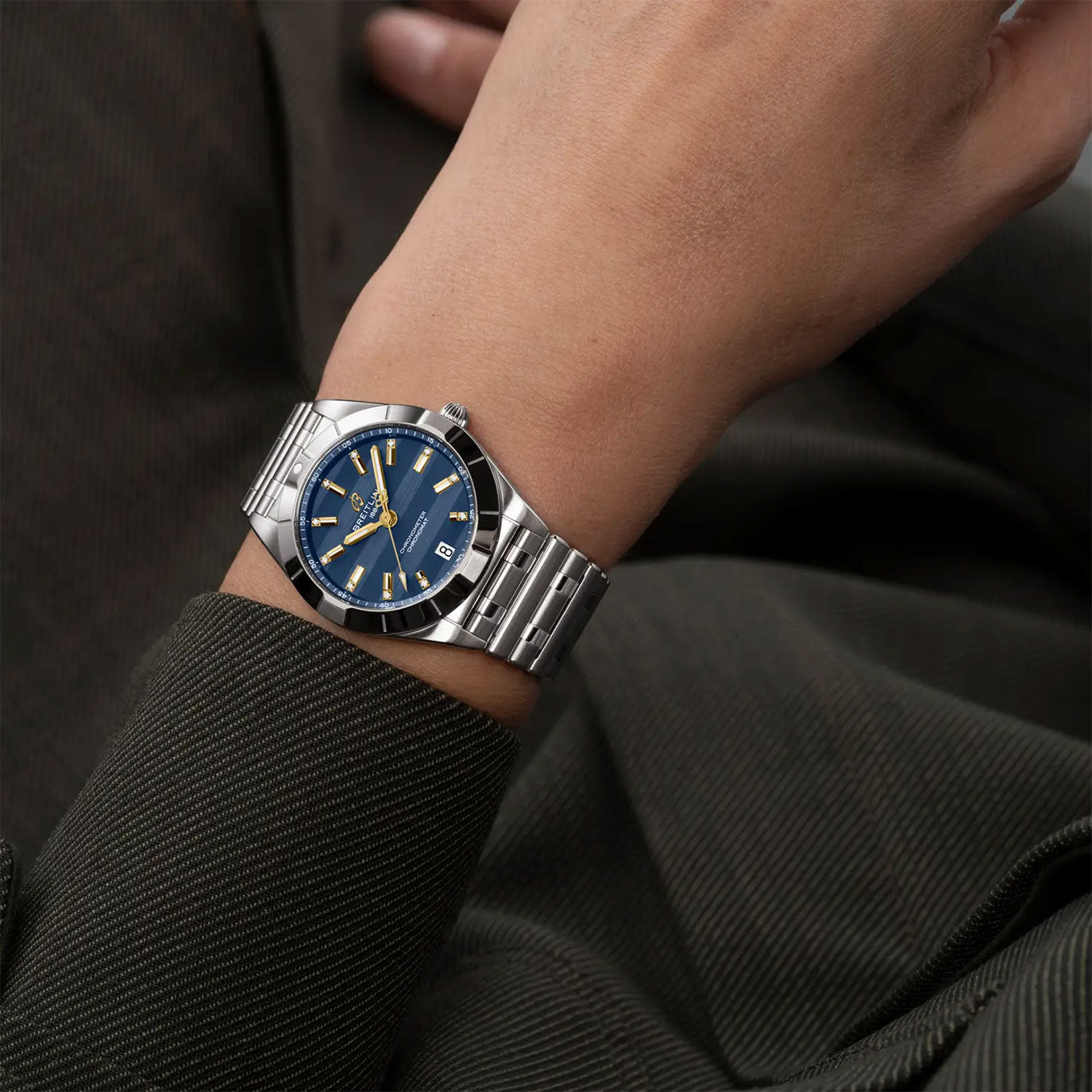 Unworn Breitling Chronomat 32 Six Nations France, A773109A1C1A1, box and papers