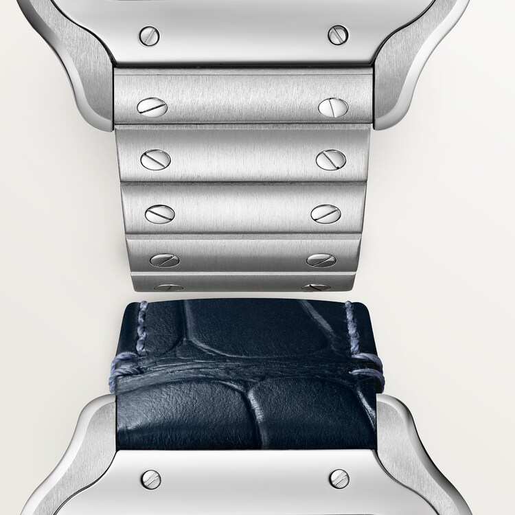 Unworn Cartier Santos de Cartier, Stainless Steel, 39.8mm, Ref# WSSA0071, Strap and bracelet
